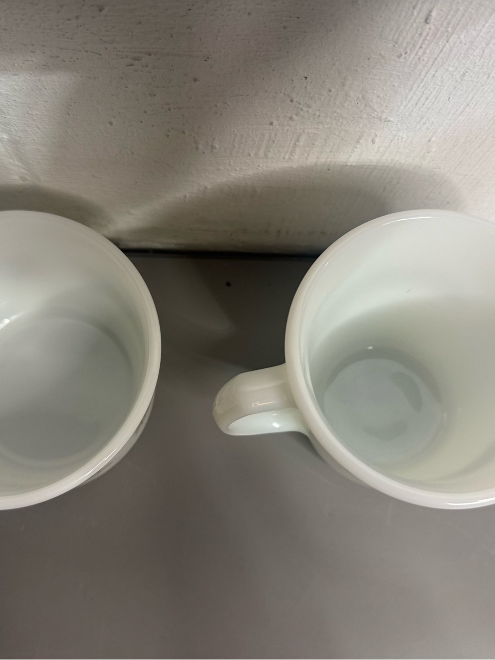 Pyrex Vintage Woodland White Milk Glass Creamer and Sugar Bowl - Picture 3 of 5